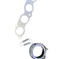 SPDZ1 K Series K20 K24 Megaphone Pipe Header Exhaust 3" 4-1 Tri-Y EK EG DC2 Civic V Band Down Pipe