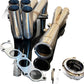 SPDZ1 K Series K20 K24 Megaphone Pipe Header Exhaust 3" 4-1 Tri-Y EK EG DC2 Civic V Band Down Pipe