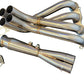 SPDZ1 K Series K20 K24 Megaphone Pipe Header Exhaust 3" 4-1 Tri-Y EK EG DC2 Civic V Band Down Pipe