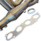 SPDZ1 K Swap K20 K24 Megaphone Exhaust Header 2 Bolt 4-1 Tri-Y EK EG DC2 Civic Pipe