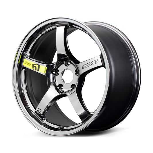Gram Lights 57CR Limited 17x7.0 +38 5x114.3 Rays Black Metal Coat