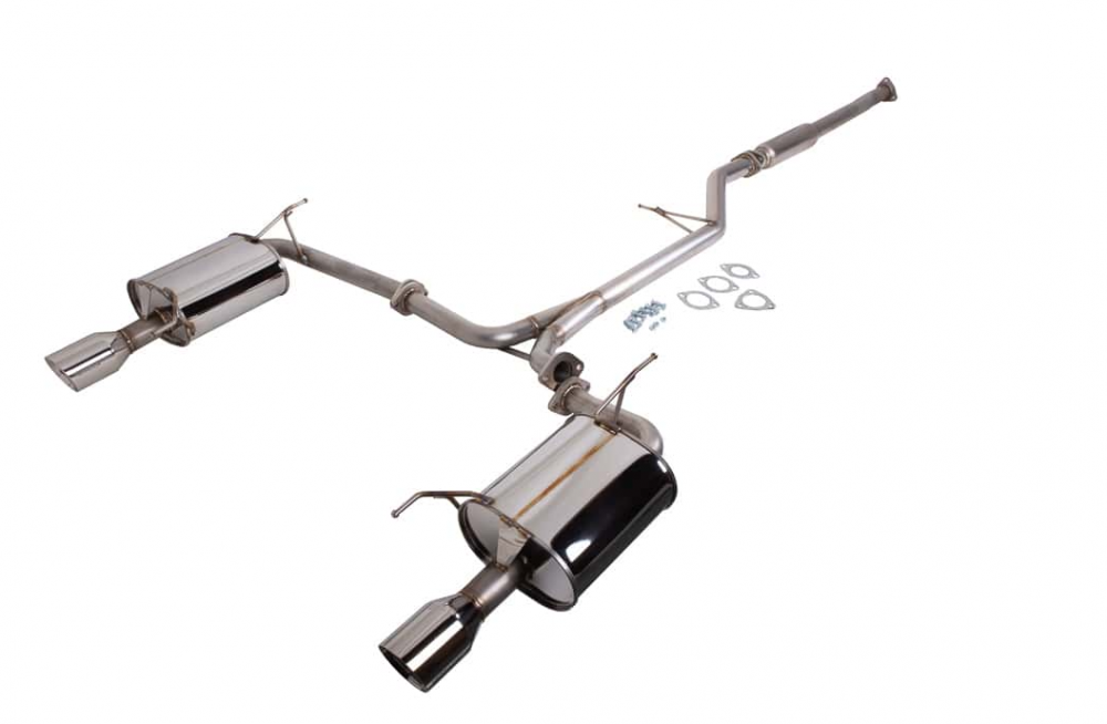 Revel Medallion Touring-S Catback Exhaust - Dual Muffler 01-03 Acura TL Type S