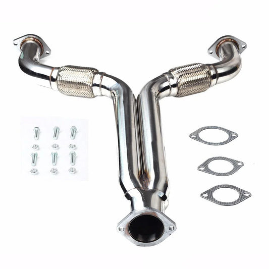 SPDZ1 Y-PIPE EXHAUST FOR 2003-2009 NISSAN 350Z 3.5L & 2005-2009 INFINITI G35