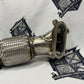 SPDZ1 K Series Header Downpipe 12-15 Civic Si & 13-15 Acura ILX Stainless Bellmouth