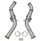 Spool VR30DDTT Full 4 Inch Downpipes Upgrade [Race Downpipes] | Infiniti Q50 Q60 RZ34 [VR30]