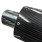 SPDZ1 Carbon Series Performance Muffler – 3” Inlet / 4.5” Burnt Tip (No-Weld Design)