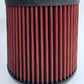 SPDZ1 High-Flow Performance Intake Filter – 3" Inlet, Pre-Oiled, Black Wrinkle w/ Red Media (Universal)