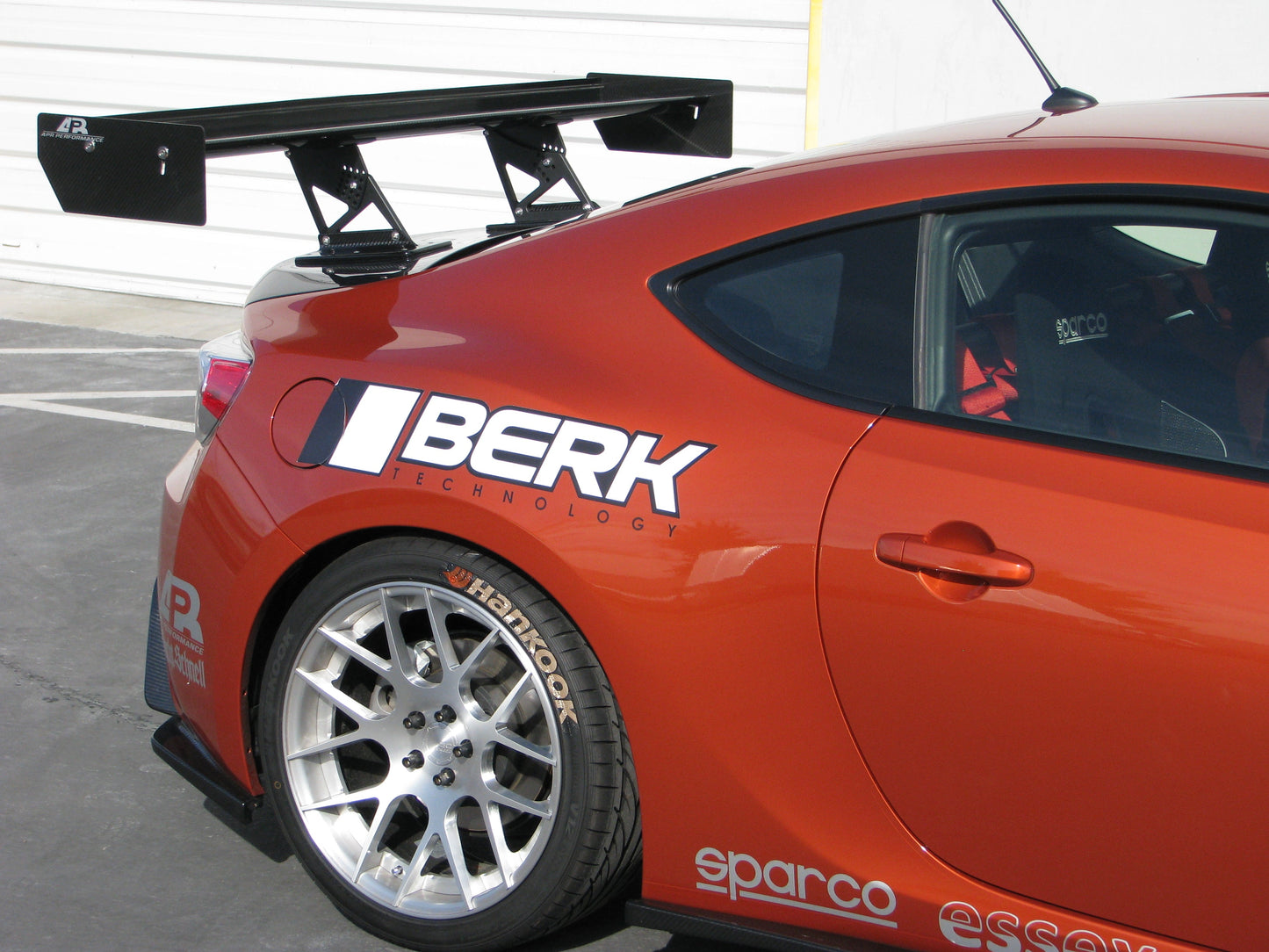 Scion FRS / Toyota GT86/ Subaru BRZ GT250 Carbon Fiber Rear Wing 2013-2016 w. 8" Pedestals Set