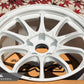 Volk Racing CE28N+ 17x10 +44 5x114.3 Dash White (Set of 4)
