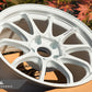 Volk Racing CE28N+ 17x10 +44 5x114.3 Dash White (Set of 4)