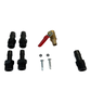 Universal Oil Catch Can Reservoir Tank Black Polish Baffled 7.5 oz Large