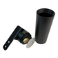 Red Universal Oil Catch Can XL 2Port -8AN + Mounting Bracket Kit + Filter 7.50z