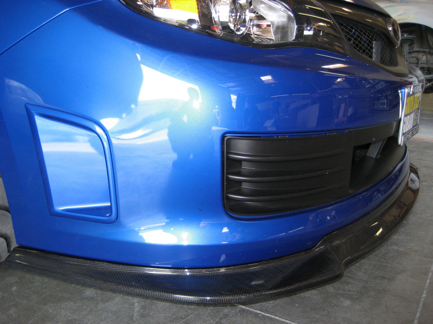 Subaru Impreza STI Hatchback Carbon Fiber Front Airdam/ Lip 2008-2010