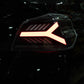 OLM Y-Spec LED Taillights (Smoke Lens  Red Optic) - 2015-2021 WRX / STI