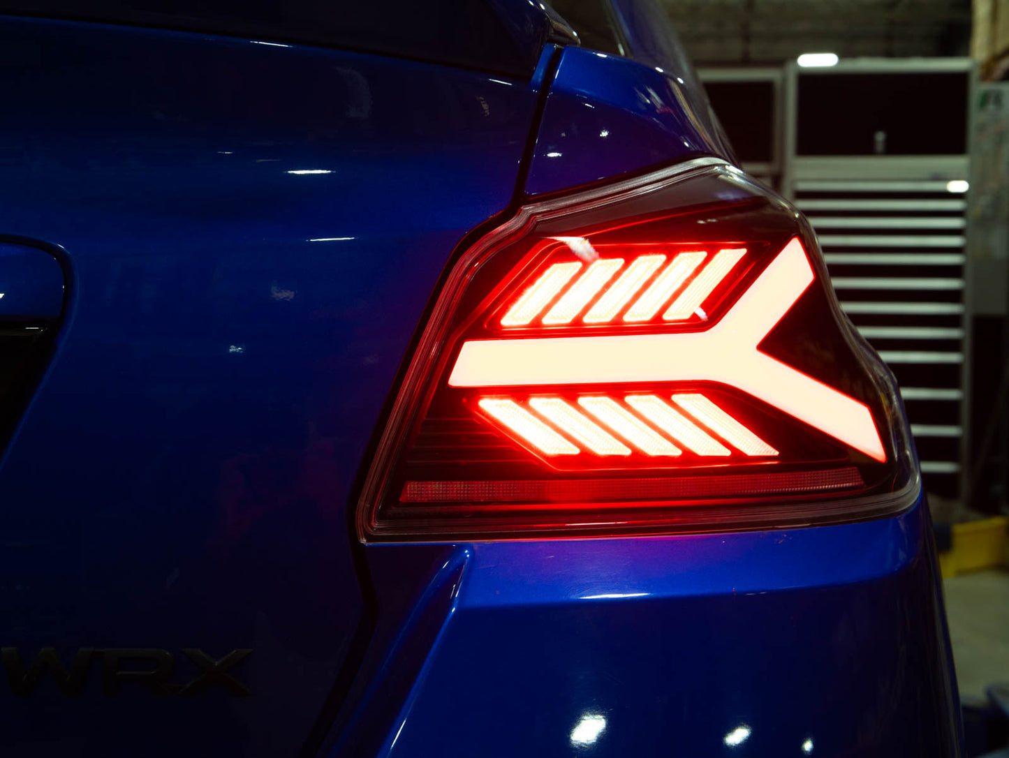 OLM Y-Spec LED Taillights (Smoke Lens  White Optic) - 2015-2021 WRX / STI