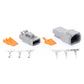 Deutsch DTM 3-Pin Connector Kit with Terminals – Complete Male & Female Sealed Set