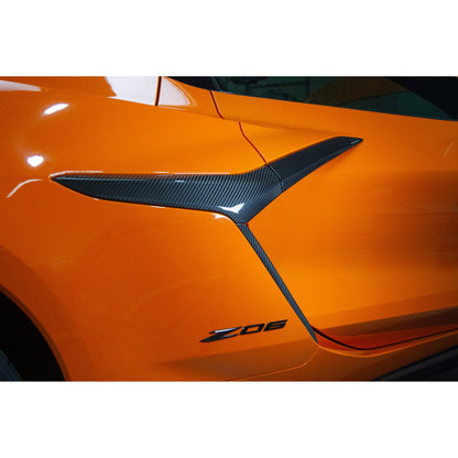Chevrolet Corvette C8 Z06 Carbon Fiber Door and Quarter Panel Trims Package