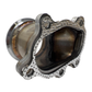 Stainless Steel 2.5"/63mm Vband Clamp Flange Turbo Down Pipe Adapter V-Band Downpipe Connector for T25 T28 GT25 GT28