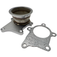 Fit T3 T4 Turbo Exhaust Down Pipe 5 Bolt Flange to 3 Inch 76mm V-Band Adapter