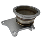 Fit T3 T4 Turbo Exhaust Down Pipe 5 Bolt Flange to 3 Inch 76mm V-Band Adapter