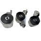 B Series Engine Mount Kit For Honda Acura B16 B18 EG 92-95 Civic DC2 2 Bolt CNC