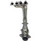 B Series Megaphone Header 4-1 Collector RF V2 B16 B18 B20 RMF Skid Plate Pipe