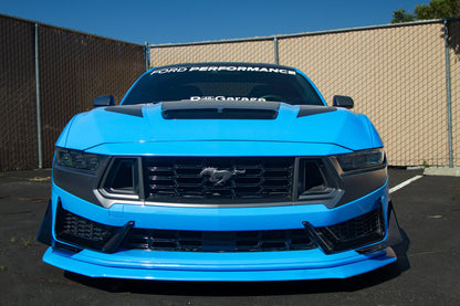 Ford Mustang S650 Carbon Fiber Dark Horse Front Bumper Canards 2024 - Current (does not fit GT Bumper)