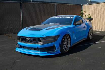 Ford Mustang S650 Carbon Fiber Dark Horse Front Bumper Canards 2024 - Current (does not fit GT Bumper)