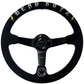 Deadboyz Suede Steering Wheel + Hub Adapter Kit For Toyota Corolla, Hilux Pickup