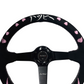 Street Bliss Heart 350mm Steering Wheel + Short Hub Adapter Kit For Mustang Focus Fiesta Mazda