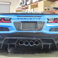 Carbon Fiber License Plate Backing - Chevrolet Corvette C8 Z06