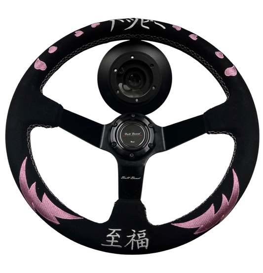 Bliss Heart Steering Wheel Short Hub Adapter Kit For 91-98 BMW E36 M3 Z3 E39 E36H 840i 850i