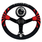 Rising Sun Suede Steering Wheel + Billet Hub Kit For Nissan Datsun 280Z 260Z 240Z 620 510 C10