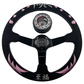 Pink Bliss Heart Steering Wheel Hub Adapter Kit For 96-06 Civic, Prelude, S2000, Accord, RSX