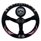 Street Bliss Infiniti G35 G37 Suede 3"Deep Dish Steering Wheel + Quick Release Short Hub Adapter
