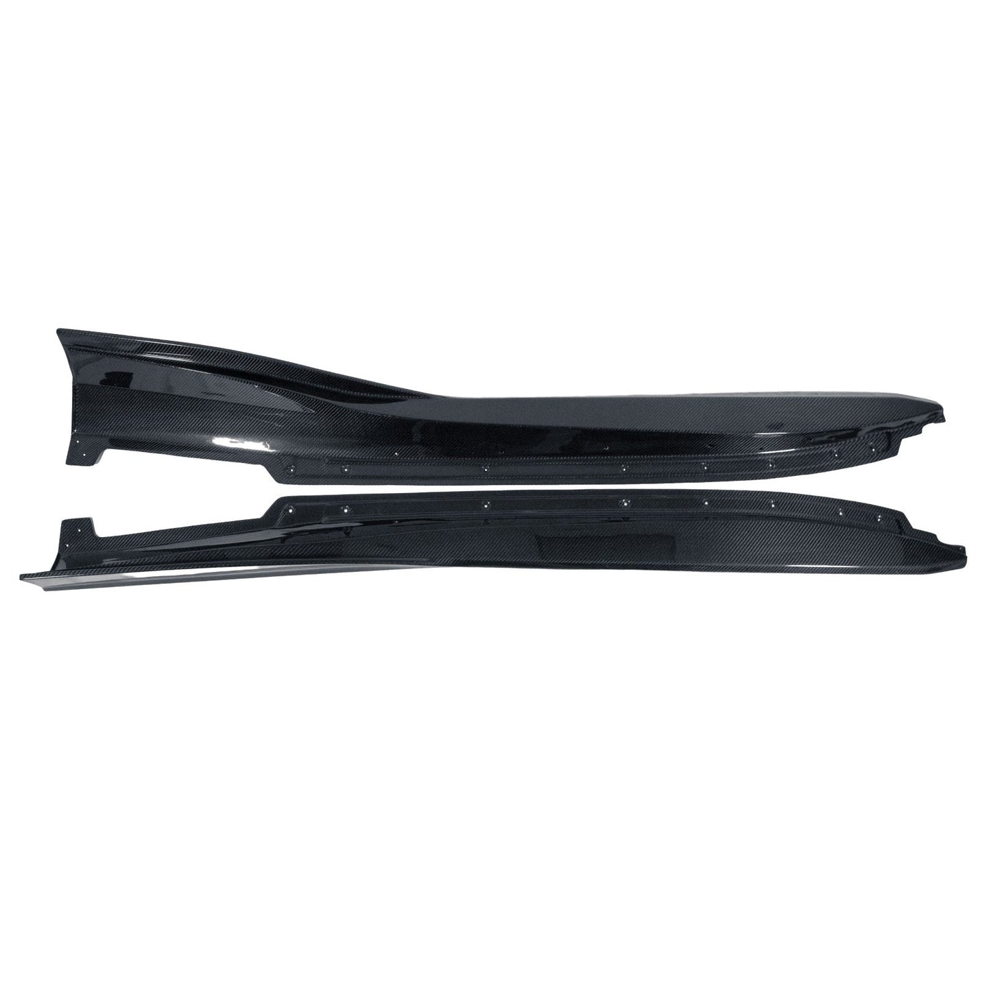 Chevrolet Corvette C8 Z06/ E Ray/ ZR1/ Grand Sport Carbon Fiber Side Rocker Extensions/ Side Skirts