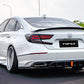 2018-2022 Honda Accord Rear V2 Diffuser With Red & Clear White Brake Light