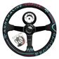 Leather 350mm Steering Wheel Quick Release Short HUB Adapter For Nissan 350Z 370Z G35 G37 Sentra