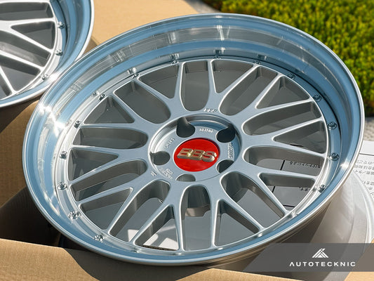 BBS LM 19x9.5 +23 / 19x11 +35 5x112 Diamond Silver (A90/A91 Supra, Set of 4)