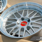 BBS LM 19x9.5 +22 / 19x11 +37 5x120 Diamond Silver (F8X M2/M3/M4, Set of 4)