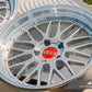 BBS LM 19x10 +25 / 19x11 +25 5x120 Diamond Silver (E46 / E9x M3, Set of 4)