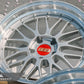 BBS LM 19x10 +25 / 19x11 +25 5x120 Diamond Silver (E46 / E9x M3, Set of 4)