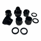 Billet Twin Dual Bosch 044 380lph AEM Fuel Pump Outlet Manifold Mounting Bracket