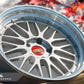 BBS LM 19x10 +25 / 19x11 +37 5x120 Diamond Silver - Aggressive Staggered (Set of 4)