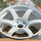Volk Racing TE37 Saga SL 18x9.5 5x114.3 +22 Dash White (Set of 4)