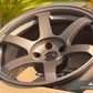 Volk Racing TE37 Saga SL 18x9.5 5x114.3 +22 Matte Gunbronze (Set of 4)