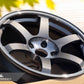 Volk Racing TE37 Saga SL 18x9.5 5x120 +38 Pressed Graphite (Set of 4)