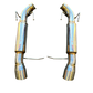 Dual 3" Axle-Back Exhaust w/ 4" Tips for 13-14 Ford Mustang GT 5.0 Coyote V8