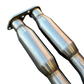 Stainless Full Catback Exhaust Muffler For BMW 335i E90 E92 07-10 N54 Polished