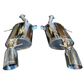 Stainless Full Catback Exhaust Muffler For BMW 335i E90 E92 07-10 N54 Polished